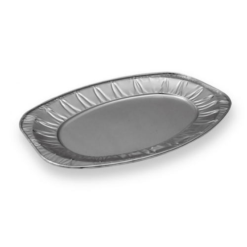 Aluminium Oval Platter Large, 2pcs