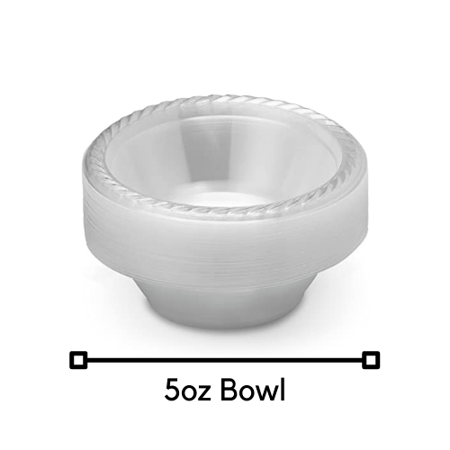 Transparent Dessert Bowl 5oz, 25pcs
