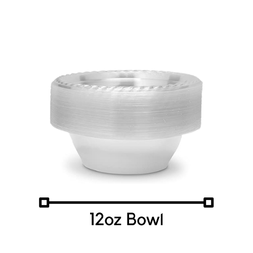 Transparent Soup Bowl 12oz, 25pcs