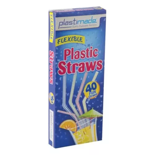 Flexible Straws, 40pcs