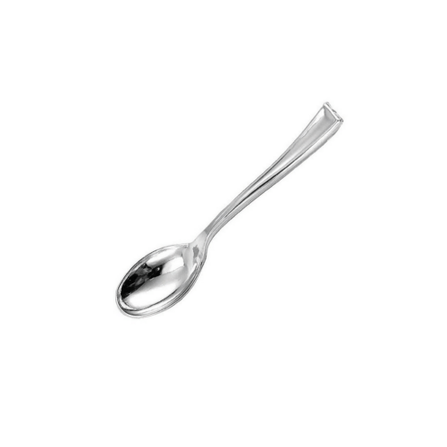 Mini Silver Dessert Spoons, 100pcs