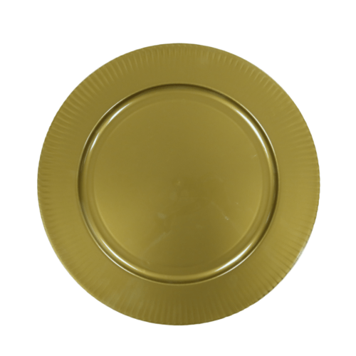 Gold Round Platter