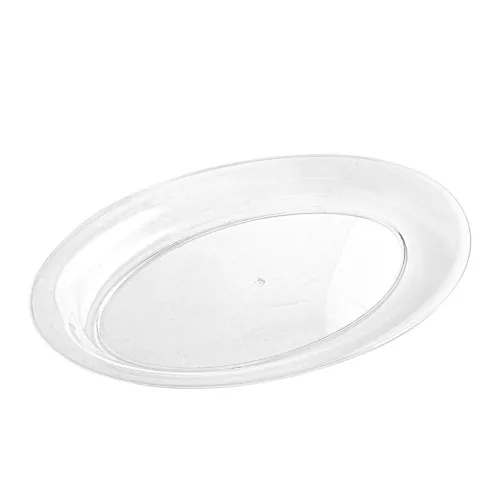 Oval Transparent Tray Large