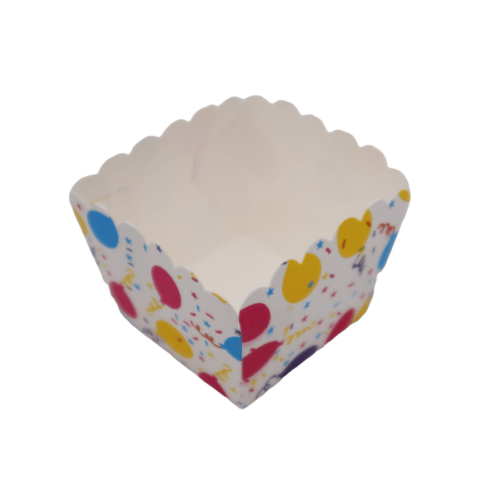 Square Muffin Cup Balloons, 25pcs