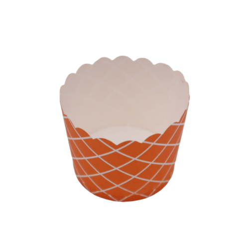 Round Muffin Cup Orange, 25pcs