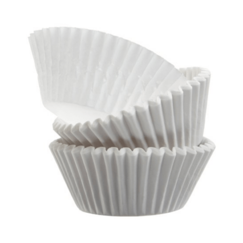 Muffin Cups White L, 72pcs