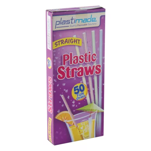 Straight Straws, 50pcs