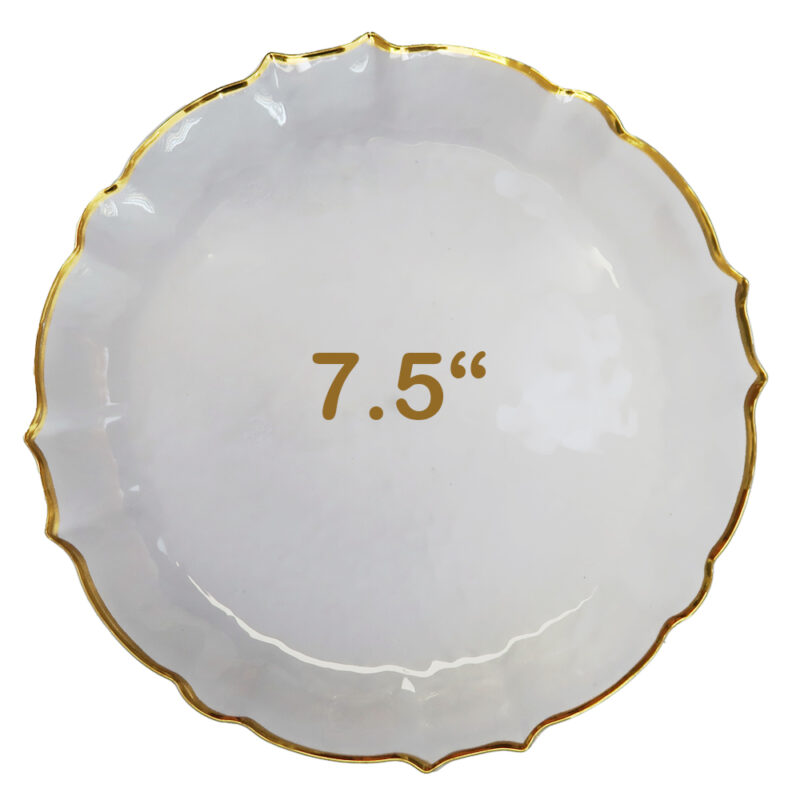 Star line transparent plates 7.5'', 10pcs